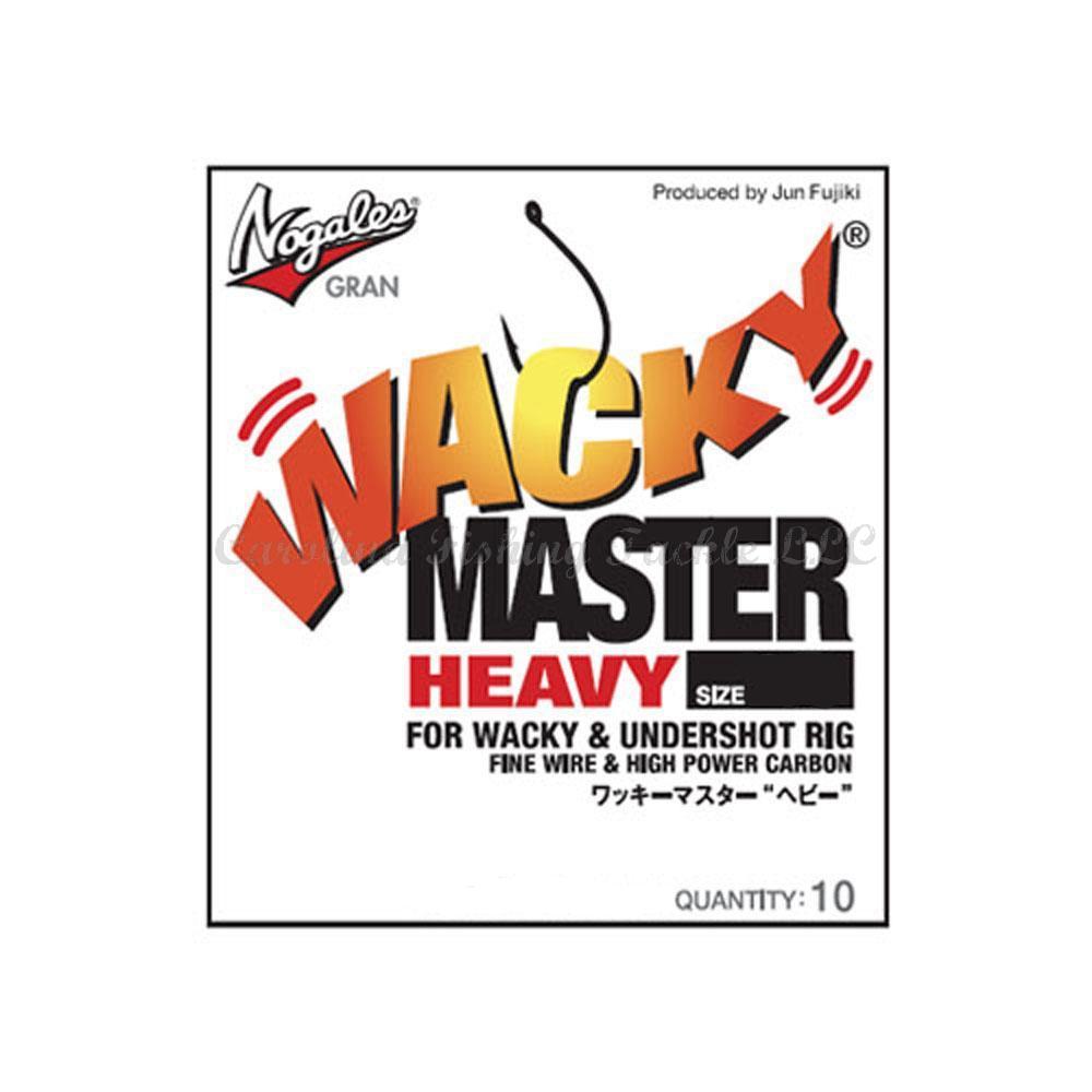 Nogales Gran Wacky Master Heavy Hook 10pk - #0 - Carolina Fishing Tackle LLC