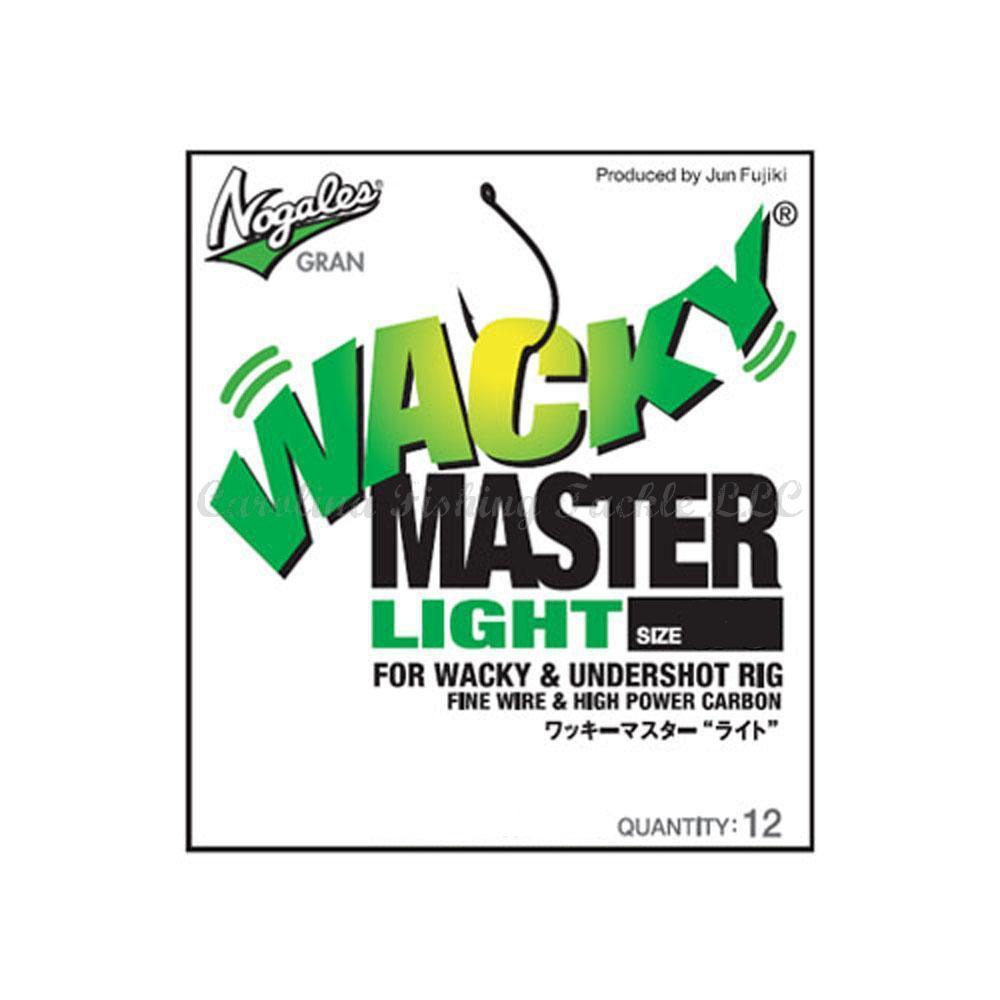 Nogales Gran Wacky Master Light Hook 12pk - #2-#1 - Carolina Fishing Tackle LLC