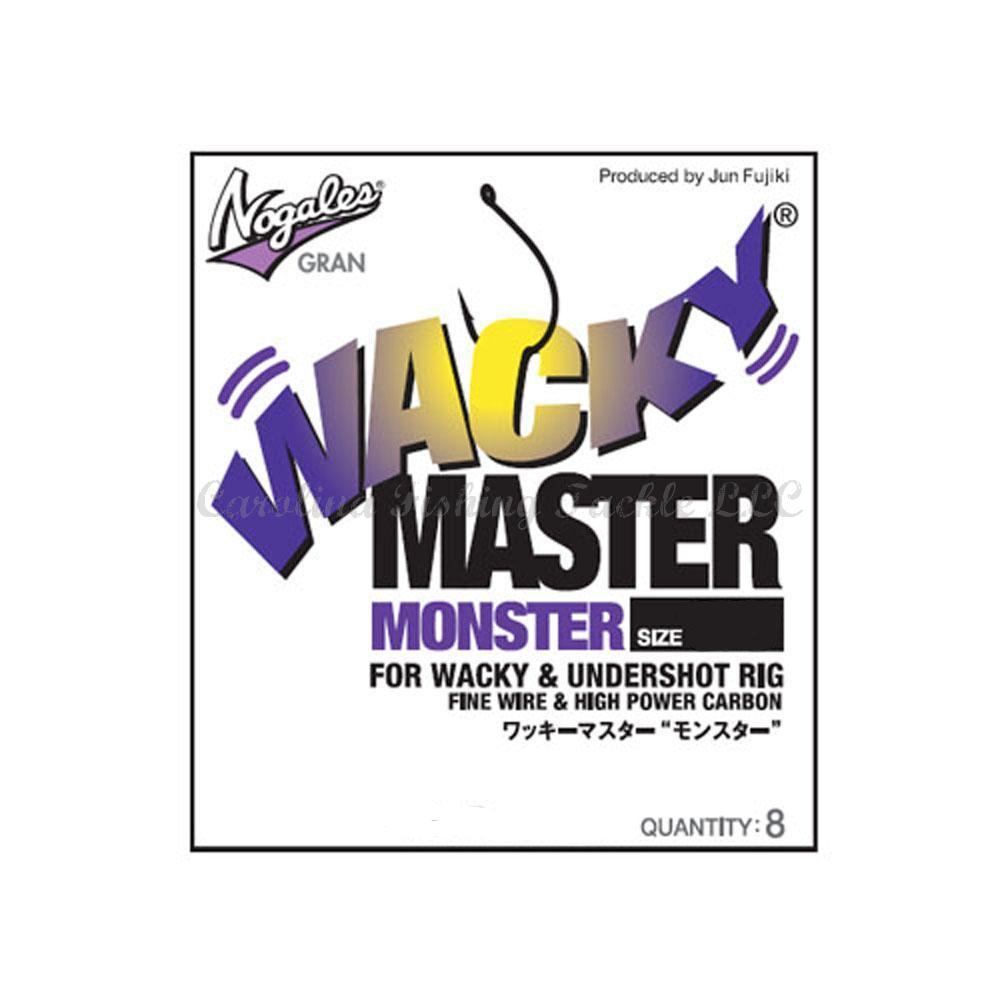 Nogales Gran Wacky Master Monster Hook 8pk - #3/0 - Carolina Fishing Tackle LLC