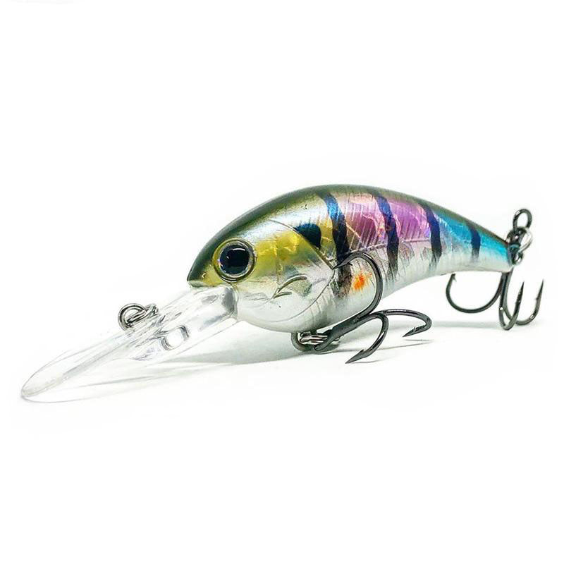 Nories Lures Worming Crank Shot Full Size Crankbaits - #207H Hologram Flashing Gill-#221 Natural Gold - Carolina Fishing Tackle LLC