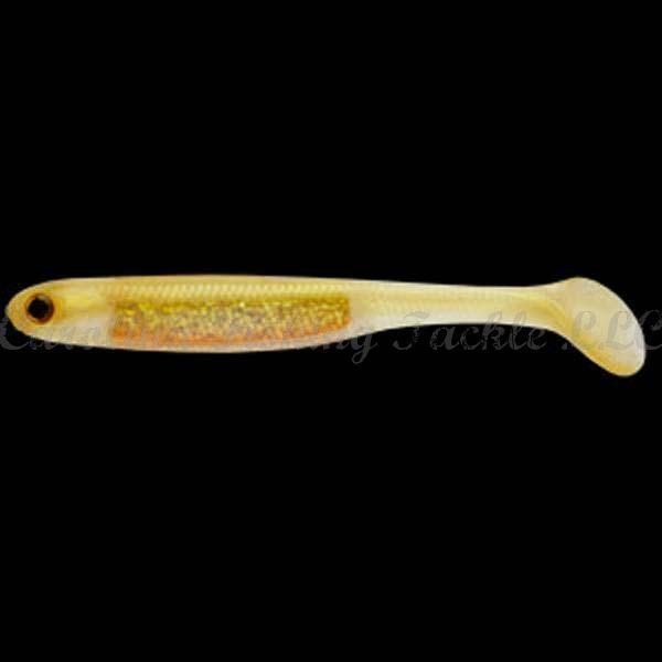Nories Spoon Tail Shad Swimbait - #03 Albino Orange / 5 in-#03 Albino Orange / 6 in-#05 High Viz Chartreuse / 6 in - Carolina Fishing Tackle LLC