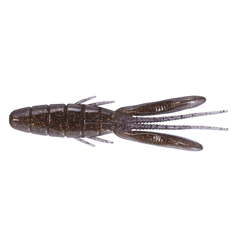 O.S.P 3.5” DoLive Beaver (6pk) Creature Bait - #W-016 Black-#W-034 Scuppernong Blue Flake-#TW-136 River Shrimp-#TW-186 Rock Shrimp-#W-036 Bubble Gum Pink-#W-059 Solid White-#W-027 Dark Cinnamon Blue & Pepper-#W-009 Moebi-#TW-196 Wild Tenaga-#TW-107 Gripan / Chart - Carolina Fishing Tackle LLC