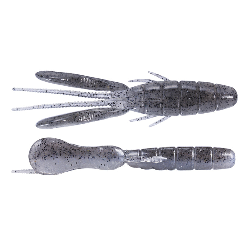 O.S.P 3.5” DoLive Beaver (6pk) Creature Bait - #W-016 Black-#W-034 Scuppernong Blue Flake-#TW-136 River Shrimp-#TW-186 Rock Shrimp-#W-036 Bubble Gum Pink-#W-059 Solid White-#W-027 Dark Cinnamon Blue & Pepper-#W-009 Moebi-#TW-196 Wild Tenaga-#TW-107 Gripan / Chart - Carolina Fishing Tackle LLC