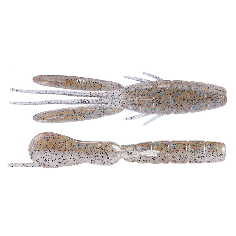 O.S.P 3.5” DoLive Beaver (6pk) Creature Bait - #W-016 Black-#W-034 Scuppernong Blue Flake-#TW-136 River Shrimp-#TW-186 Rock Shrimp-#W-036 Bubble Gum Pink-#W-059 Solid White-#W-027 Dark Cinnamon Blue & Pepper-#W-009 Moebi-#TW-196 Wild Tenaga-#TW-107 Gripan / Chart - Carolina Fishing Tackle LLC