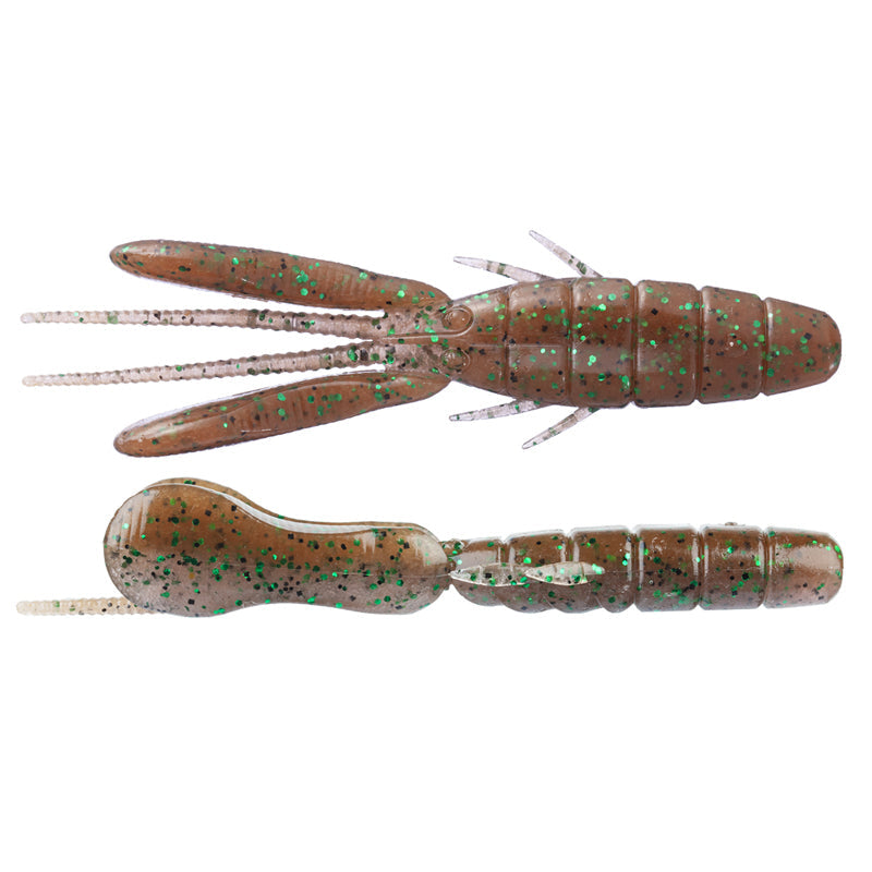 O.S.P 3.5” DoLive Beaver (6pk) Creature Bait - #W-016 Black-#W-034 Scuppernong Blue Flake-#TW-136 River Shrimp-#TW-186 Rock Shrimp-#W-036 Bubble Gum Pink-#W-059 Solid White-#W-027 Dark Cinnamon Blue & Pepper-#W-009 Moebi-#TW-196 Wild Tenaga-#TW-107 Gripan / Chart - Carolina Fishing Tackle LLC