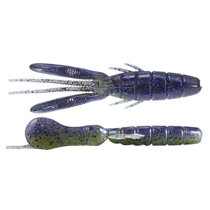 O.S.P 3.5” DoLive Beaver (6pk) Creature Bait - #W-016 Black-#W-034 Scuppernong Blue Flake-#TW-136 River Shrimp-#TW-186 Rock Shrimp-#W-036 Bubble Gum Pink-#W-059 Solid White-#W-027 Dark Cinnamon Blue & Pepper-#W-009 Moebi-#TW-196 Wild Tenaga-#TW-107 Gripan / Chart - Carolina Fishing Tackle LLC