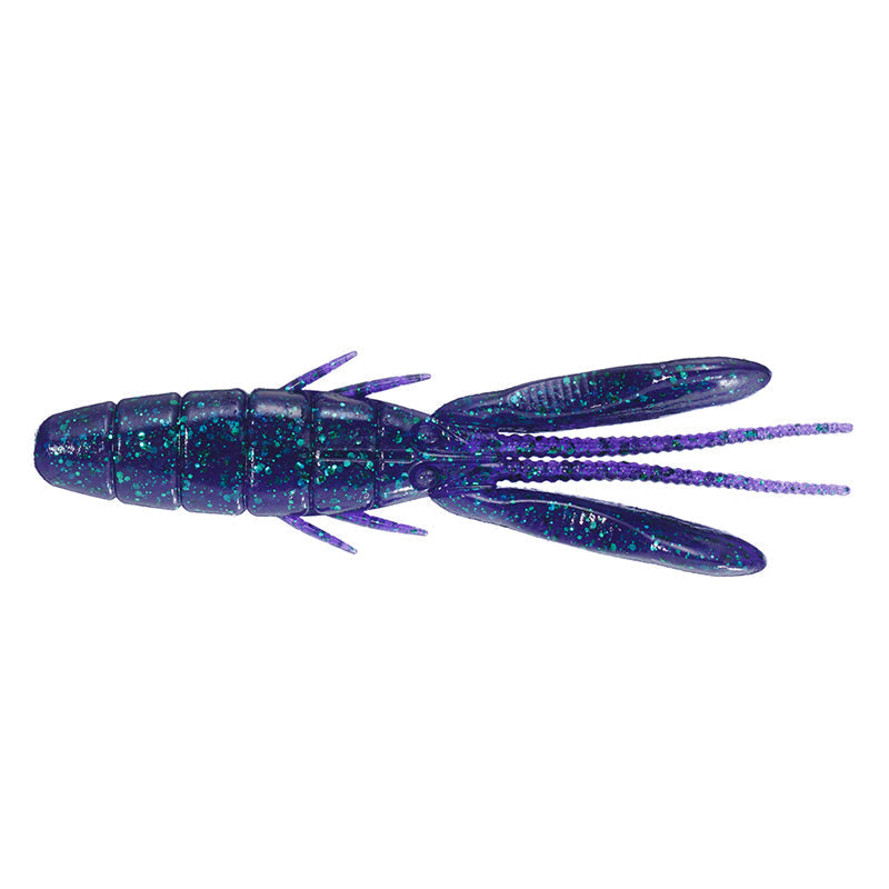 O.S.P 3.5” DoLive Beaver (6pk) Creature Bait - #W-016 Black-#W-034 Scuppernong Blue Flake-#TW-136 River Shrimp-#TW-186 Rock Shrimp-#W-036 Bubble Gum Pink-#W-059 Solid White-#W-027 Dark Cinnamon Blue & Pepper-#W-009 Moebi-#TW-196 Wild Tenaga-#TW-107 Gripan / Chart - Carolina Fishing Tackle LLC