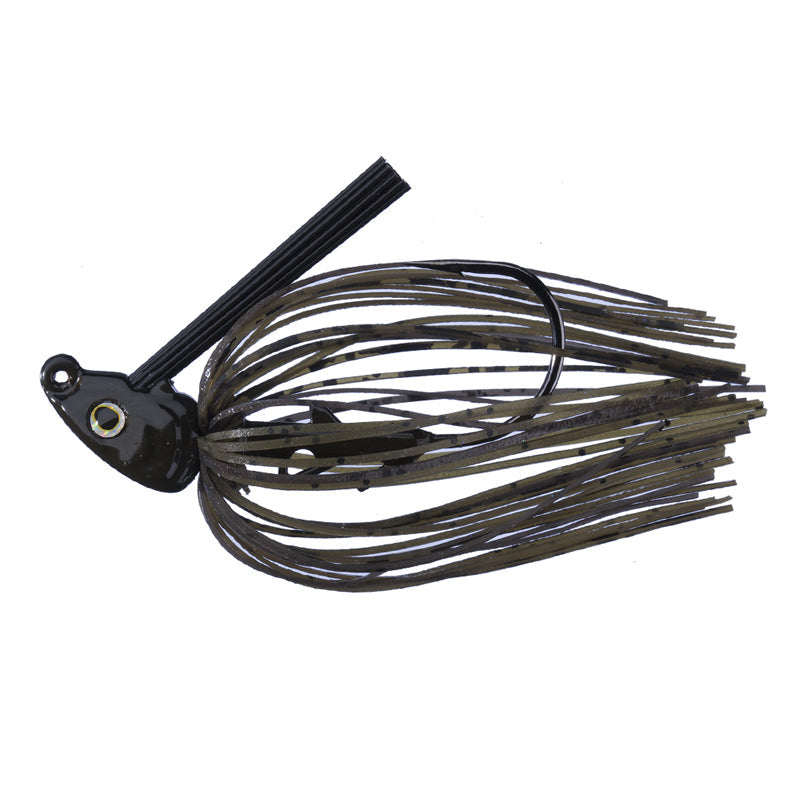 O.S.P 3/8oz SLIPPER Jig - #CS-01 Black-#CS-04 Natural Shad-#CS-05 I'm Here-#CS-06 Dark Gripan-#CS-07 Sunfish Gill-#CS-08 Killer Gold - Carolina Fishing Tackle LLC
