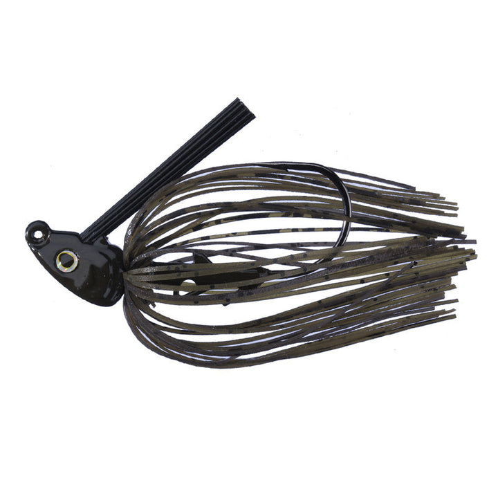 O.S.P 3/8oz SLIPPER Jig - #CS-01 Black-#CS-04 Natural Shad-#CS-05 I'm Here-#CS-06 Dark Gripan-#CS-07 Sunfish Gill-#CS-08 Killer Gold - Carolina Fishing Tackle LLC