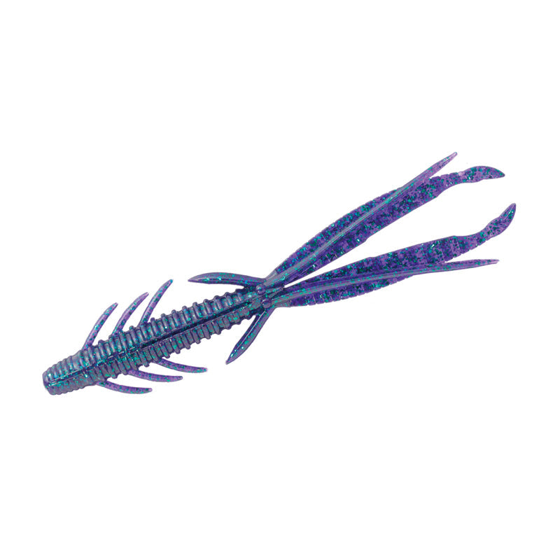O.S.P 6” DoLive Shrimp 5pk - #W-005 June Bug-#W-007 Lime Chartreuse-#W-027  Dark Cinnamon Blue & Pepper-#W-039 Smoked Blue Flakes-#W-052  KT Dark Smoke/Copper & Green Flake - Carolina Fishing Tackle LLC