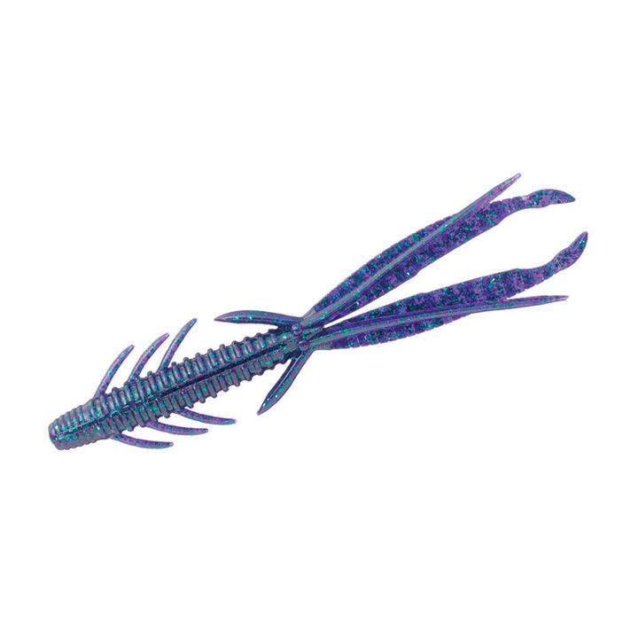 O.S.P 6” DoLive Shrimp 5pk - #W-005 June Bug-#W-007 Lime Chartreuse-#W-027  Dark Cinnamon Blue & Pepper-#W-039 Smoked Blue Flakes-#W-052  KT Dark Smoke/Copper & Green Flake - Carolina Fishing Tackle LLC