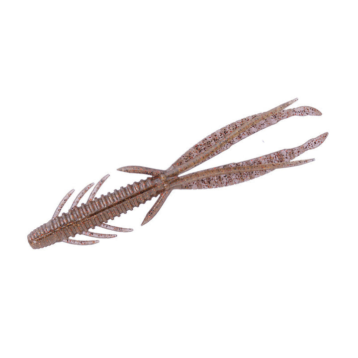 O.S.P 6” DoLive Shrimp 5pk - #W-005 June Bug-#W-007 Lime Chartreuse-#W-027  Dark Cinnamon Blue & Pepper-#W-039 Smoked Blue Flakes-#W-052  KT Dark Smoke/Copper & Green Flake - Carolina Fishing Tackle LLC