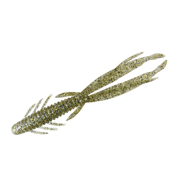 O.S.P 6” DoLive Shrimp 5pk - #W-005 June Bug-#W-007 Lime Chartreuse-#W-027  Dark Cinnamon Blue & Pepper-#W-039 Smoked Blue Flakes-#W-052  KT Dark Smoke/Copper & Green Flake - Carolina Fishing Tackle LLC