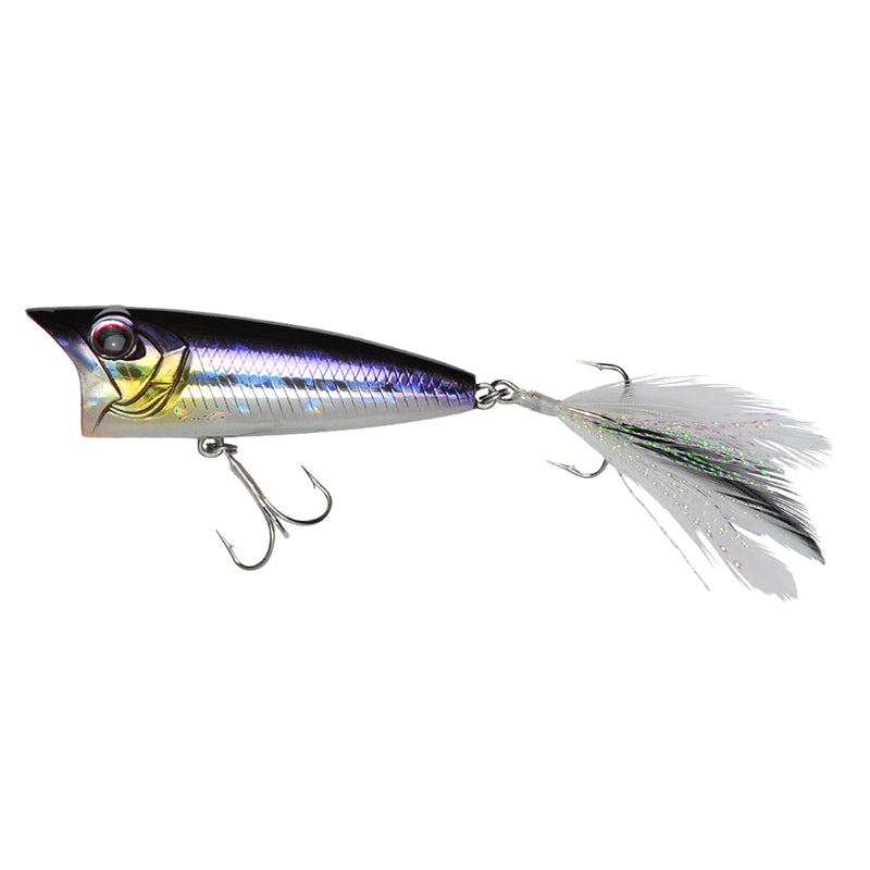 O.S.P Louder 60 Popper - #H-04 Black Gold Orange Belly - Carolina Fishing Tackle LLC