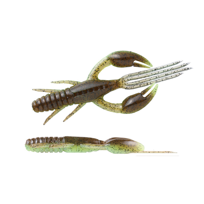 O.S.P Lures 5” DoLive Craw 5pk - #W-007 Lime Chart - Carolina Fishing Tackle LLC