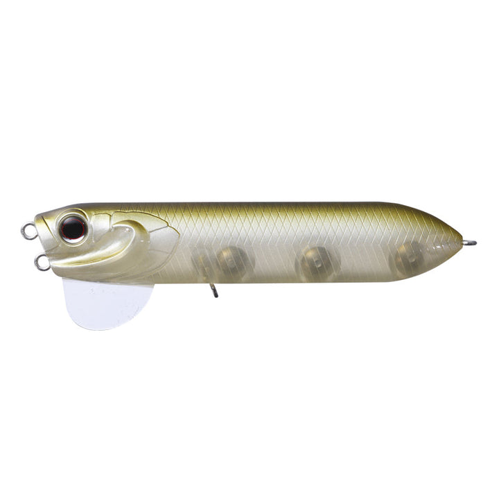 O.S.P Lures YAMATO Jr. Pencil Popper - #G-01 Ghost Minnow-#H-23 Ginrin-#M-14 Mat Tiger-#P-05 Black-#P-45 Sunny Gill-#P-64 Pearl/Chart Back-#P-83 Ghost Pearl-#RPO-69 Real Perch-#TG-03 TG Sunfish-#TSL-76 TS Lively Flash Wakasagi - Carolina Fishing Tackle LLC