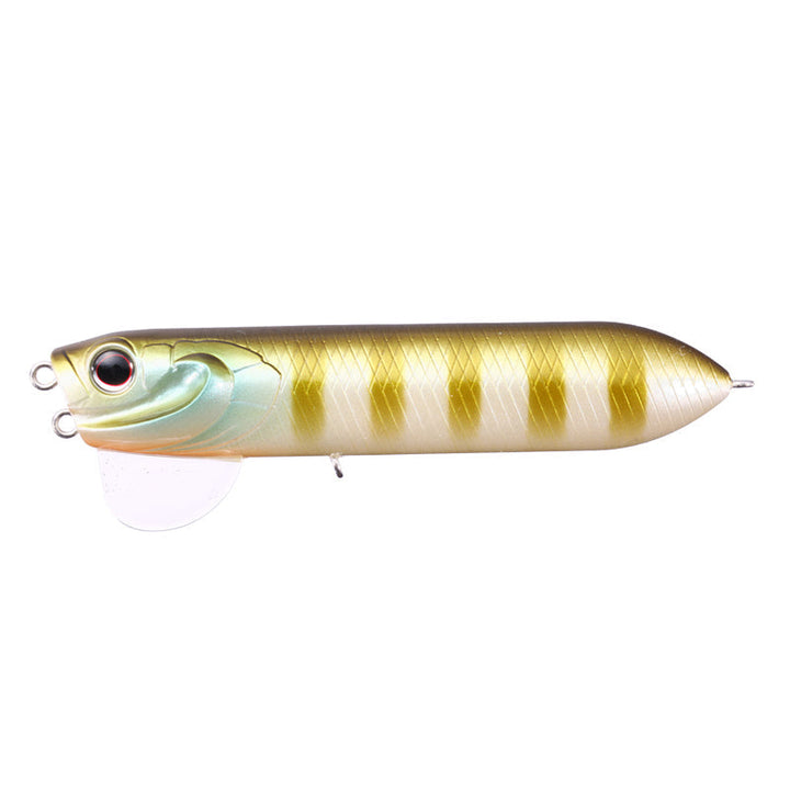 O.S.P Lures YAMATO Jr. Pencil Popper - #G-01 Ghost Minnow-#H-23 Ginrin-#M-14 Mat Tiger-#P-05 Black-#P-45 Sunny Gill-#P-64 Pearl/Chart Back-#P-83 Ghost Pearl-#RPO-69 Real Perch-#TG-03 TG Sunfish-#TSL-76 TS Lively Flash Wakasagi - Carolina Fishing Tackle LLC