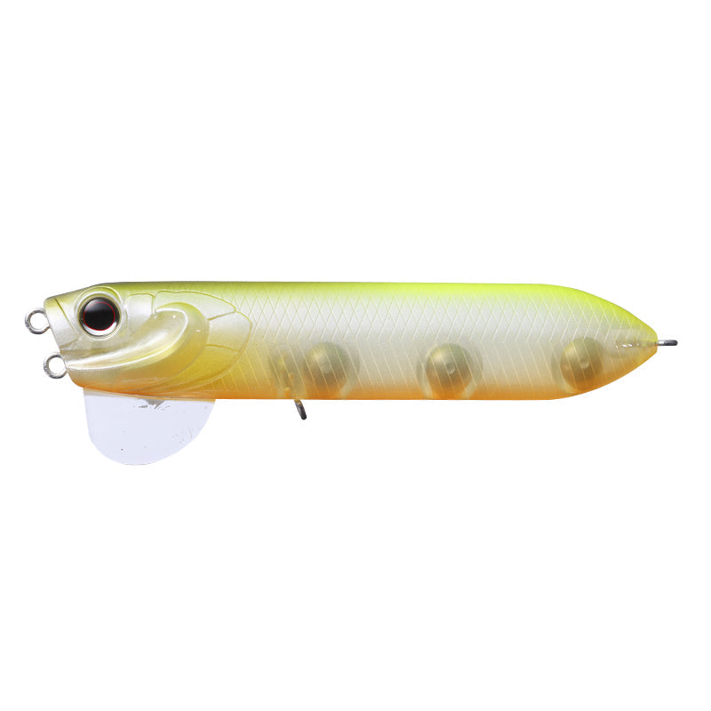 O.S.P Lures YAMATO Jr. Pencil Popper - #G-01 Ghost Minnow-#H-23 Ginrin-#M-14 Mat Tiger-#P-05 Black-#P-45 Sunny Gill-#P-64 Pearl/Chart Back-#P-83 Ghost Pearl-#RPO-69 Real Perch-#TG-03 TG Sunfish-#TSL-76 TS Lively Flash Wakasagi - Carolina Fishing Tackle LLC