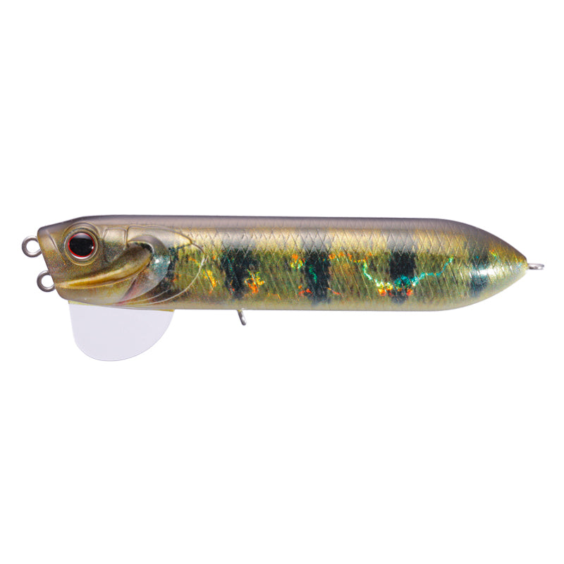 O.S.P Lures YAMATO Jr. Pencil Popper - #G-01 Ghost Minnow-#H-23 Ginrin-#M-14 Mat Tiger-#P-05 Black-#P-45 Sunny Gill-#P-64 Pearl/Chart Back-#P-83 Ghost Pearl-#RPO-69 Real Perch-#TG-03 TG Sunfish-#TSL-76 TS Lively Flash Wakasagi - Carolina Fishing Tackle LLC