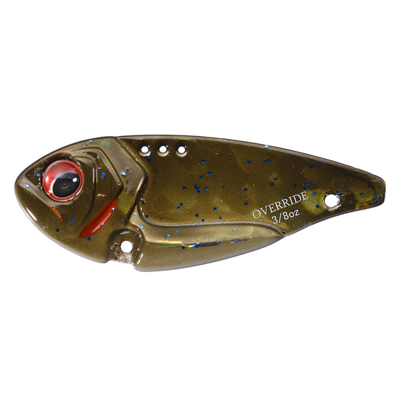 O.S.P Over Ride - #OR-04  Black Gold Orange Berry / 3/8 oz-#OR-04  Black Gold Orange Berry / 1/2 oz-#OR-05 Gold Mirror Shad / 3/8 oz-#OR-06 Cosmo Black / 3/8 oz-#OR-07 Silver Mirror Shad / 3/8 oz-#OR-13 Chart Blue Back / 3/8 oz-#OR-14 Matt Tiger / 3/8 oz-#OR-15 Clown / 3/8 oz-#OR-16 Pearl Pink Back / 3/8 oz-#OR-18 Spawn Red / 3/8 oz - Carolina Fishing Tackle LLC