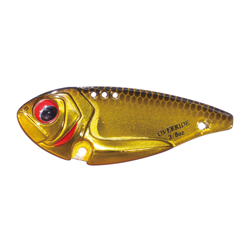 O.S.P Over Ride - #OR-04  Black Gold Orange Berry / 3/8 oz-#OR-04  Black Gold Orange Berry / 1/2 oz-#OR-05 Gold Mirror Shad / 3/8 oz-#OR-06 Cosmo Black / 3/8 oz-#OR-07 Silver Mirror Shad / 3/8 oz-#OR-13 Chart Blue Back / 3/8 oz-#OR-14 Matt Tiger / 3/8 oz-#OR-15 Clown / 3/8 oz-#OR-16 Pearl Pink Back / 3/8 oz-#OR-18 Spawn Red / 3/8 oz - Carolina Fishing Tackle LLC