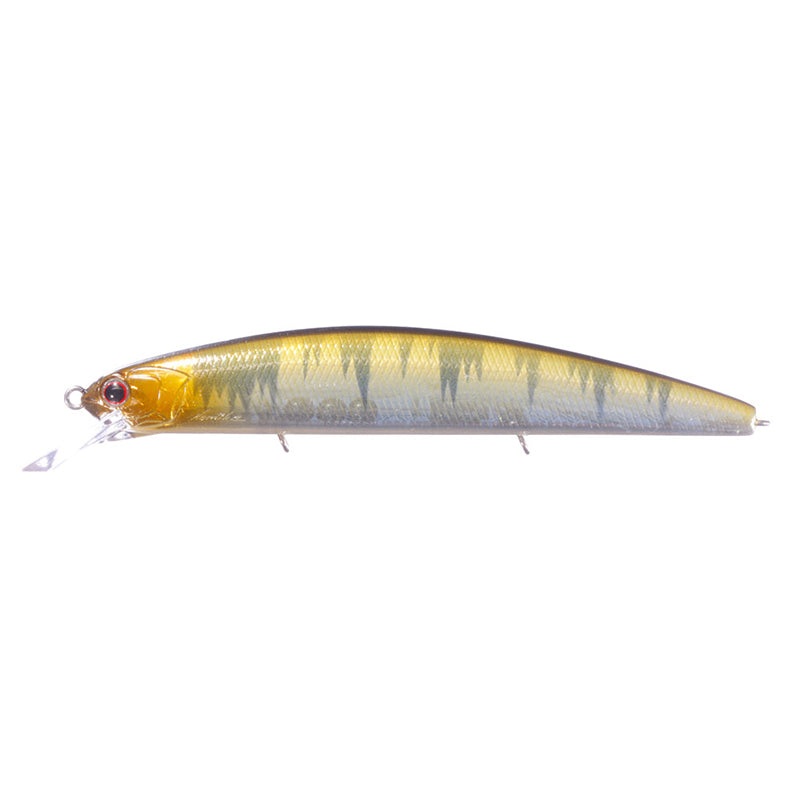 O.S.P Varuna 110SP Jerkbaits - G-01 Ghost Minnow-P-83 Ghost Pearl-Real Perch-RP-69 Real Oikawa Ver. 3-GF-76 Super Wakasagi-H-08 Crystal Blue Shiner-P-64 Pearl/Chart Black-P-23 Tasty Shad-MHF-92 Kan Wakasagi-PC-91 Delicious Wakasagi - Carolina Fishing Tackle LLC