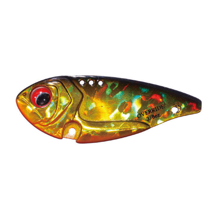 O.S.P Over Ride - #OR-04  Black Gold Orange Berry / 3/8 oz-#OR-04  Black Gold Orange Berry / 1/2 oz-#OR-05 Gold Mirror Shad / 3/8 oz-#OR-06 Cosmo Black / 3/8 oz-#OR-07 Silver Mirror Shad / 3/8 oz-#OR-13 Chart Blue Back / 3/8 oz-#OR-14 Matt Tiger / 3/8 oz-#OR-15 Clown / 3/8 oz-#OR-16 Pearl Pink Back / 3/8 oz-#OR-18 Spawn Red / 3/8 oz - Carolina Fishing Tackle LLC