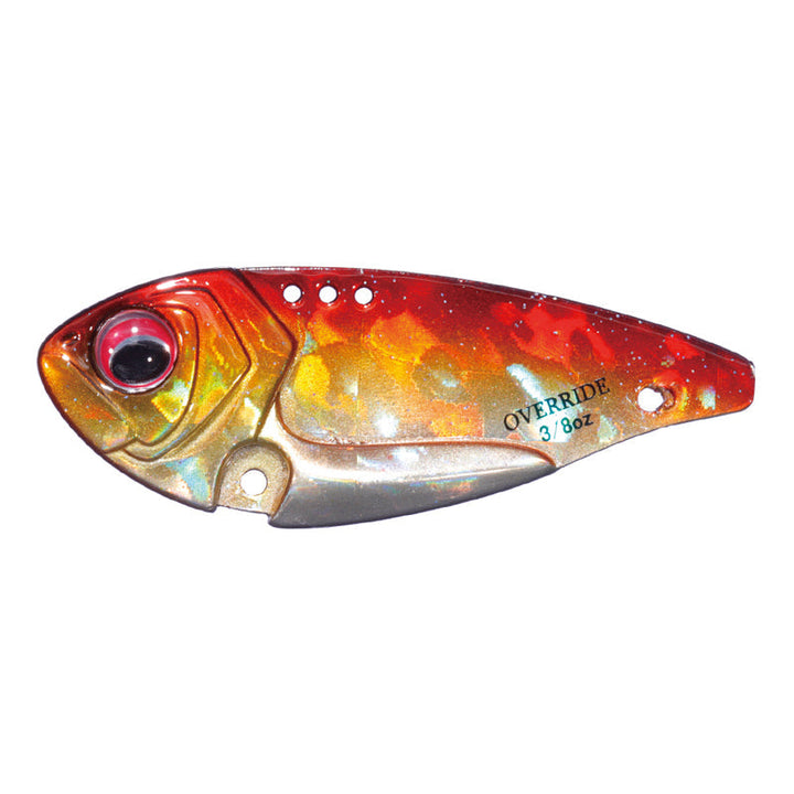 O.S.P Over Ride - #OR-04  Black Gold Orange Berry / 3/8 oz-#OR-04  Black Gold Orange Berry / 1/2 oz-#OR-05 Gold Mirror Shad / 3/8 oz-#OR-06 Cosmo Black / 3/8 oz-#OR-07 Silver Mirror Shad / 3/8 oz-#OR-13 Chart Blue Back / 3/8 oz-#OR-14 Matt Tiger / 3/8 oz-#OR-15 Clown / 3/8 oz-#OR-16 Pearl Pink Back / 3/8 oz-#OR-18 Spawn Red / 3/8 oz - Carolina Fishing Tackle LLC