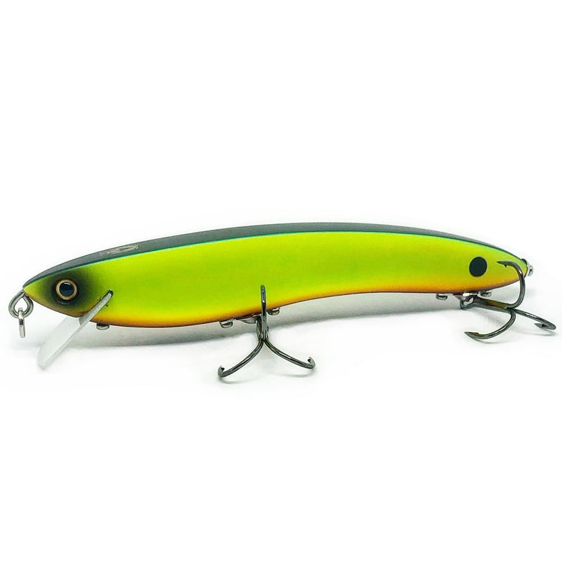 Owl Gene Lures Shallow Runner Custom Jerkbait - Mat White - Carolina Fishing Tackle LLC