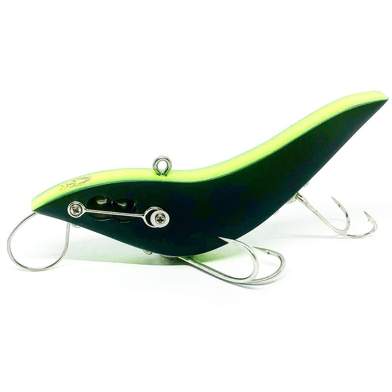 Owl Gene Lures owlgns7735 - Black Chartreuse-Silver-Scale - Carolina Fishing Tackle LLC