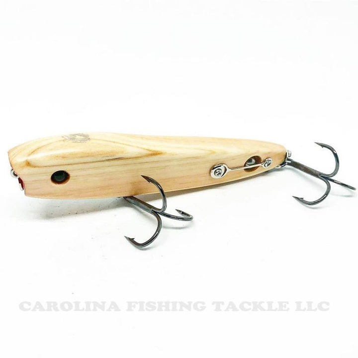 OwlGene TATETATE YOKOYOKO Topwater - Chartreuse-Natural Wood - Carolina Fishing Tackle LLC