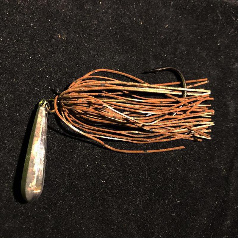 Owner Cuitiva Skirted Jig Rig 2pk - Gill / #1 - 3/16 oz-Gill / #1/0 - 1/4 oz-Gill / #3/0 - 3/8 oz-Brown / #1 - 3/16 oz - Carolina Fishing Tackle LLC