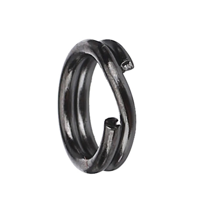 Owner Pro Parts Hyper Wire Split Rings - #3 Rating 45 lb. (Black Chrome) / 14 pk-#4 Rating 50 lb. (Black Chrome) / 12 pk-#5 Rating 60 lb. / 9 pk-#6 Rating 70 lb / 8 pk - Carolina Fishing Tackle LLC