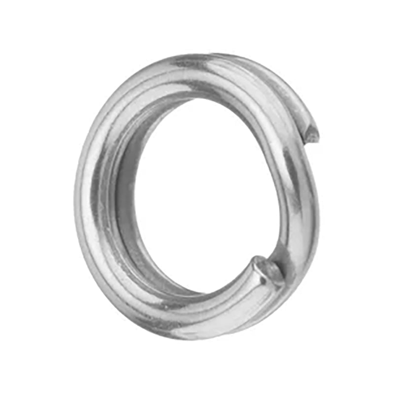 Owner Pro Parts Hyper Wire Split Rings - #3 Rating 45 lb. (Black Chrome) / 14 pk-#4 Rating 50 lb. (Black Chrome) / 12 pk-#5 Rating 60 lb. / 9 pk-#6 Rating 70 lb / 8 pk - Carolina Fishing Tackle LLC