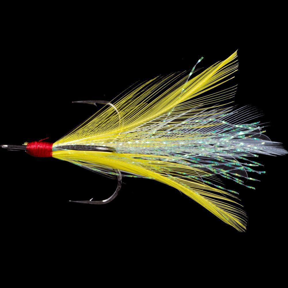 Owner Tournament Trailer 2pk - White Flash / #6-White Chartreuse Flash / #6-White Chartreuse Flash / #4-White Chartreuse Flash / #2-White Red Flash / #6-White Red Flash / #4-White Red Flash / #2 - Carolina Fishing Tackle LLC