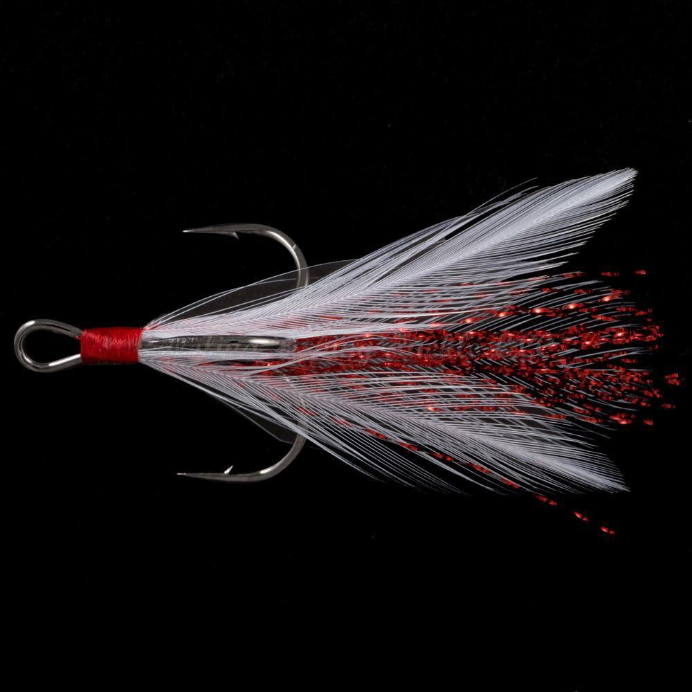 Owner Tournament Trailer 2pk - White Flash / #6-White Chartreuse Flash / #6-White Chartreuse Flash / #4-White Chartreuse Flash / #2-White Red Flash / #6-White Red Flash / #4-White Red Flash / #2 - Carolina Fishing Tackle LLC