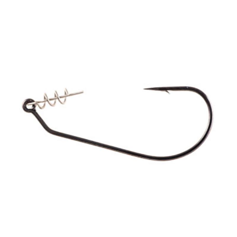 Owner TwistLOCK Light Srong Shank Worm Hooks (CPS) - #1/0 - 5pk-#2/0 - 5pk-#3/0 - 5pk-#4/0 - 5pk-#5/0 - 5pk-#6/0 - 4pk - Carolina Fishing Tackle LLC