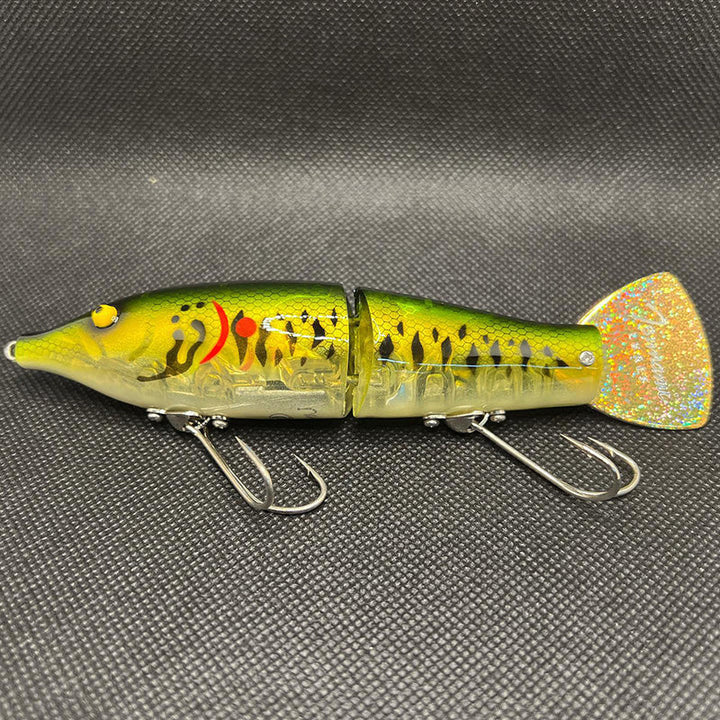 Tsunami Lures Sweepy J DP Swimbaits - #01 Vintage Blue Head-#02 Mestizo Toy Red-#03 Tobacco Sunburst Swirl-#04 Mestizo Yellow-#05 Sleepy Rogue Mekki-#06 Vintage Shad Blue Metallic-#07 Bubble Fish Clear-#08 Peacock Bass-#09 Black Bass-#10 Blue Gill - Carolina Fishing Tackle LLC