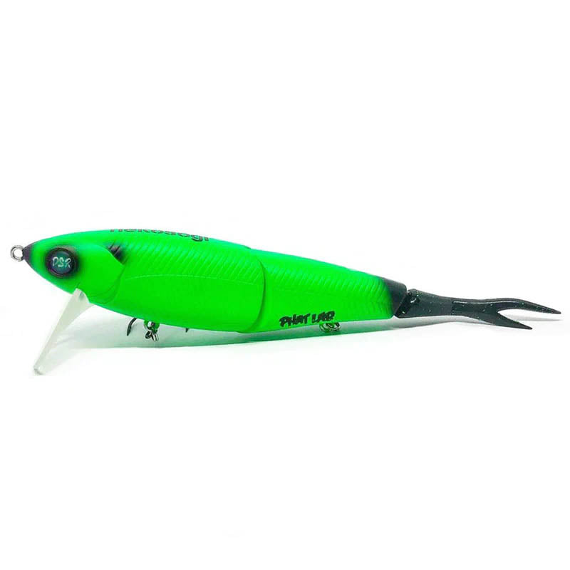 Phat Lab Custom Lures Nekosogi DSR Swimbaits - Matte Neon Green Panda-Matte Neon Pink Panda (Rattle)-Blue Crayfish (Rattle)-Metallic Crayfish - Carolina Fishing Tackle LLC