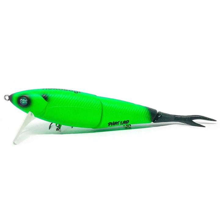Phat Lab Custom Lures Nekosogi DSR Swimbaits - Matte Neon Green Panda-Matte Neon Pink Panda (Rattle)-Blue Crayfish (Rattle)-Metallic Crayfish - Carolina Fishing Tackle LLC