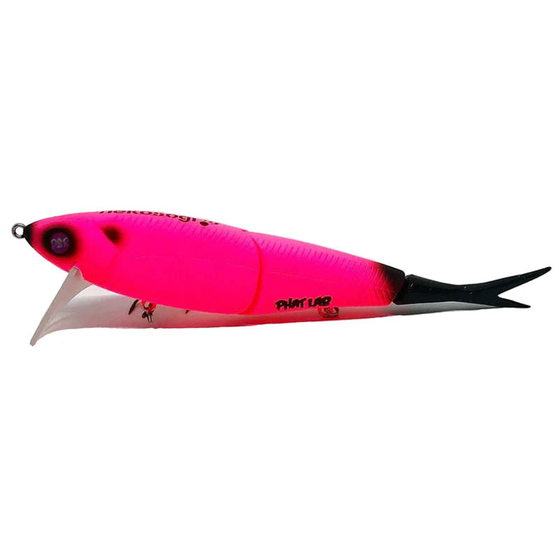 Phat Lab Custom Lures Nekosogi DSR Swimbaits - Matte Neon Green Panda-Matte Neon Pink Panda (Rattle)-Blue Crayfish (Rattle)-Metallic Crayfish - Carolina Fishing Tackle LLC