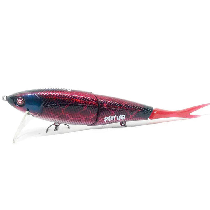 Phat Lab Custom Lures Nekosogi DSR Swimbaits - Matte Neon Green Panda-Matte Neon Pink Panda (Rattle)-Blue Crayfish (Rattle)-Metallic Crayfish - Carolina Fishing Tackle LLC