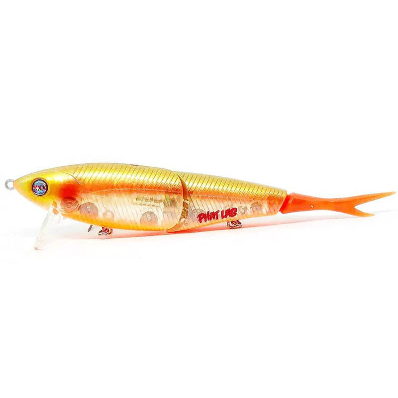 Phat Lab Custom Lures Nekosogi XXX Swimbaits - Albino Rainbow-Blue Back Chart (Hi-Float & Rattle)-Real Ayu (Rattle)-Real Iwashi (Hi-float for Salt Water) - Carolina Fishing Tackle LLC