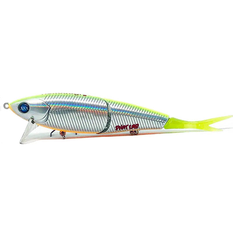 Phat Lab Custom Lures Nekosogi XXX Swimbaits - Albino Rainbow-Blue Back Chart (Hi-Float &amp; Rattle)-Real Ayu (Rattle)-Real Iwashi (Hi-float for Salt Water) - Carolina Fishing Tackle LLC
