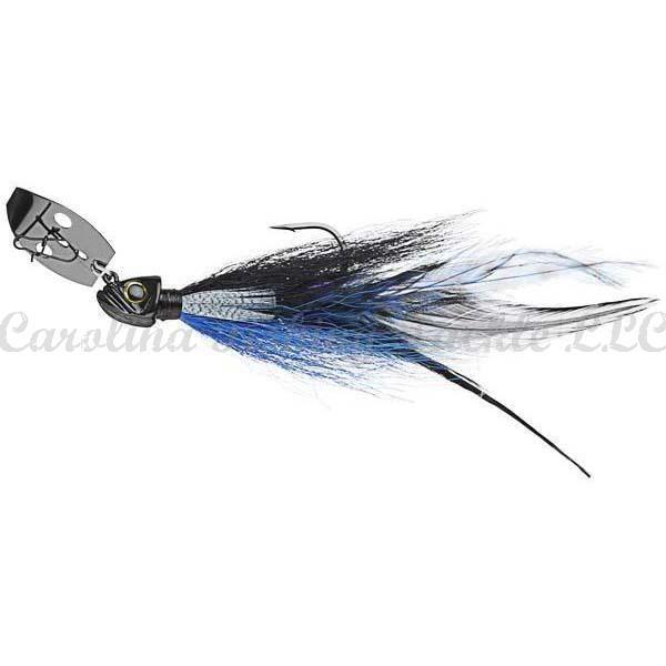 Picasso Aaron Martens Shock Blade Special FX - Green Pumpkin Tiger Blue / 1/2 oz - Carolina Fishing Tackle LLC