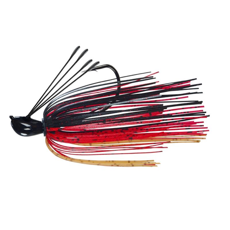 Picasso DOCK ROCKET Jigs (Hank Cherry Series) - Dark Red Craw / 3/8 oz - Carolina Fishing Tackle LLC