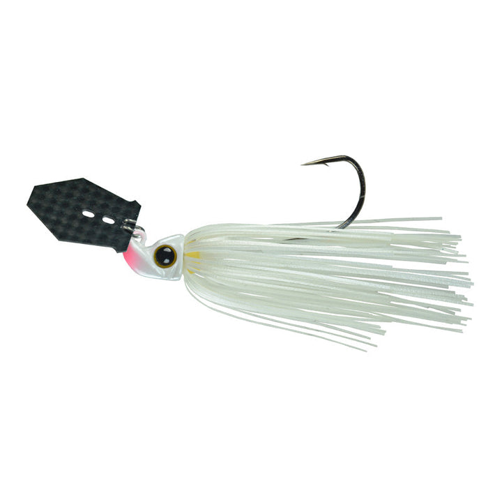 Picasso Lures AMart Carbon Fiber Shock Blade Pro Vibrating Jigs - Black / 1/2 oz-Chartreuse White / 3/8 oz-Chartreuse White / 1/2 oz-Green Pumpkin Tiger / 3/8 oz-White Pearl / 1/2 oz - Carolina Fishing Tackle LLC