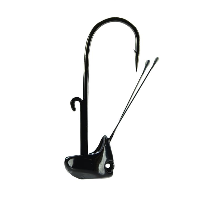 Picasso Lures Aaron Martens Rhino Weedless Neds Heads 3pk - Black / 1/16 oz - 