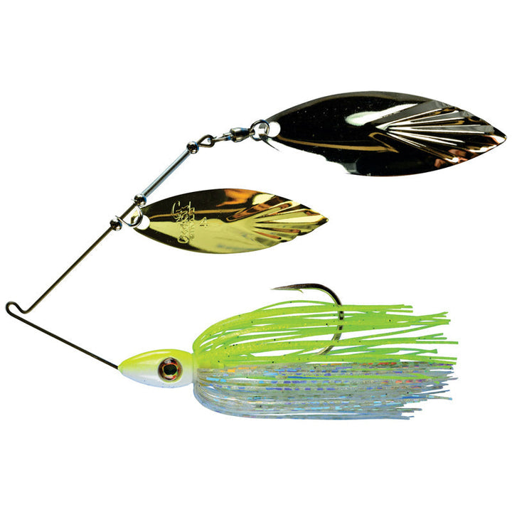 Picasso Lures Hog Snatcher Double Willow Spinnerbaits - Big Sexy / 1/2 oz-Chart White Hologram / 3/8 oz-Gizzard Shad / 3/8 oz-Golden Shiner / 3/8 oz-Golden Shiner / 1/2 oz-Sunfish / 3/8 oz-White Shad / 3/8 oz-White Shad / 1/2 oz - Carolina Fishing Tackle LLC