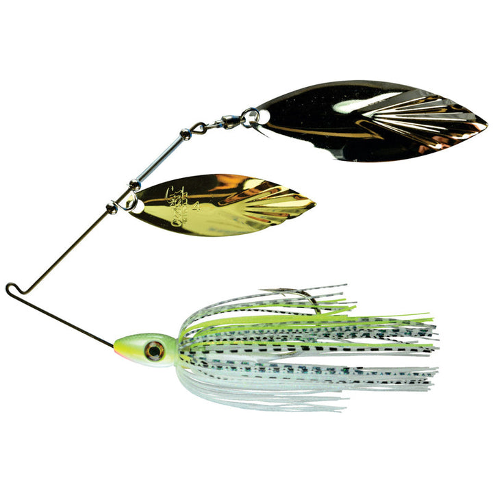 Picasso Lures Hog Snatcher Double Willow Spinnerbaits - Big Sexy / 1/2 oz-Chart White Hologram / 3/8 oz-Gizzard Shad / 3/8 oz-Golden Shiner / 3/8 oz-Golden Shiner / 1/2 oz-Sunfish / 3/8 oz-White Shad / 3/8 oz-White Shad / 1/2 oz - Carolina Fishing Tackle LLC